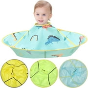 SPRING PARK Kids Haircut Cape Hair Cutting Cape, Barber Cape Waterproof Foldable Umbrella Hair Catch Haircut Cap Kids