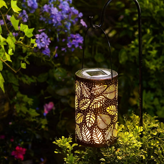 SPRING PARK LED Outdoor Solar Powered Lantern Garden Lawn Landscape Light Solar Hanging Lamp