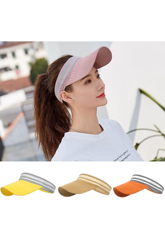 Ladies Womens Girls Sports Foldable Adjustable Cap Sports Sun Summer Outdoor Hat