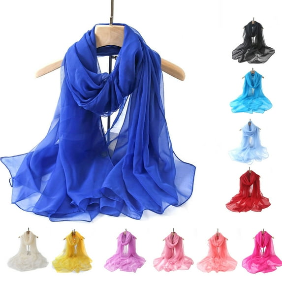 SPRING PARK Lady Scarf Lightweight Scarves Fashion Women Cotton Wrap Scarf Head Shawl for Spring