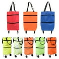 thumbnail image 1 of SPRING PARK Large Capacity Folding Trolley Bag Reusable Grocery Bags with Wheels, 1 of 7