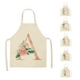 thumbnail image 1 of SPRING PARK Letter A to Z Alphabet Kitchen Cooking Apron Catering Baking Aprons, 1 of 7