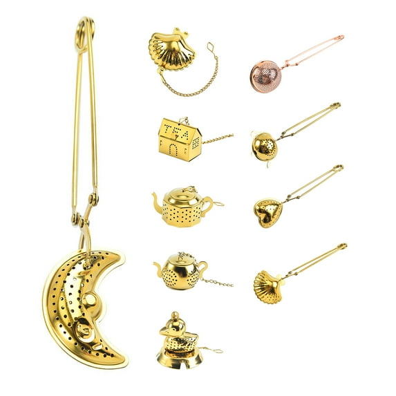 SPRING PARK Long Handle Tea Infuser, Food Grade Stainless Steel Mesh ,Tea Filter for Loose Leaf