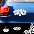 thumbnail image 1 of SPRING PARK Lotus Flower Hibiscus Car-Styling Body Window Decals Reflective Sticker Decor, 1 of 7