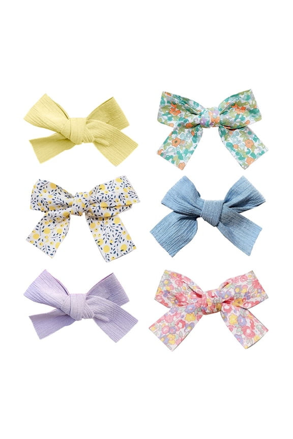 Lovely Girl Elastic Bowknot Bow Hair Clip Hair Pins Barrettes Accessories