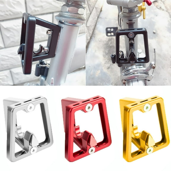 SPRING PARK M5x2.5mm Folding Bike Front Carrier Block Bag Bracket Holder Aluminum Alloy for Brompton