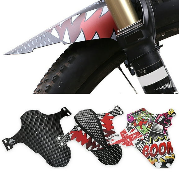 SPRING PARK MTB Mudguard Plastic Downhill Mountain Bike Bicycle Fender Front & Rear