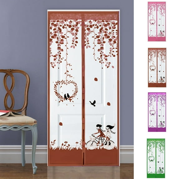 SPRING PARK Magic Curtain Door Mesh Magnetic Fastening Mosquito Fly Bug Insect Net Screen