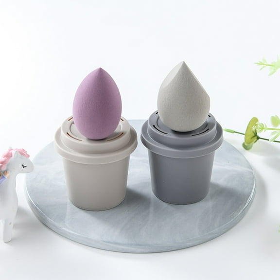 SPRING PARK Makeup Sponge Holder, Cosmetic Blender Travel Case,Makeup Puff Ball Protective Carrying Container