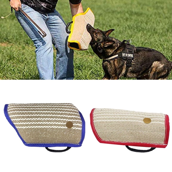 SPRING PARK Malinois Shepherd Pet Dog Training Sleeve Bite Jute Tugs for Arm Outdoor Training
