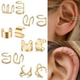 thumbnail image 1 of SPRING PARK Men Women Ear Cuff Wrap Earrings, 12 Pieces, 1 of 7