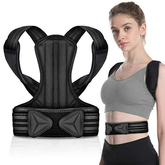 SPRING PARK Men Women Posture Corrector Back Support Body Brace Wellness Lumbar Back Shoulder Support Belt