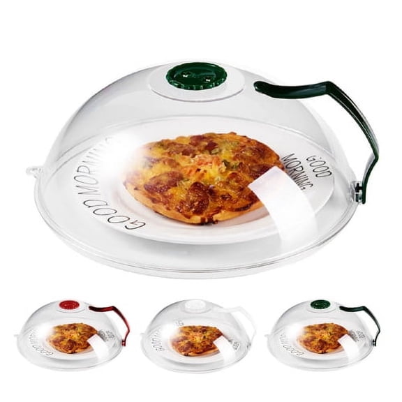 SPRING PARK Microwave Cover for Foods, BPA Free Microwave Plate Cover Guard Lid with Adjustable Steam Vents Keeps Microwave Oven Clean Dishwasher Safe