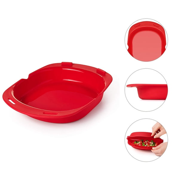 SPRING PARK Microwave Silicone Omelette Microwave Omelet Baking Pan Egg Roll Maker