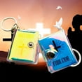 thumbnail image 1 of SPRING PARK Mini Holy Bible Keyring Silver Bag Purse Keychain Charms Pendant, 1 of 7