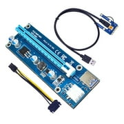 SPRING PARK Mini PCI-E إلى PCI-E x16 Riser External Graphics Card + 60 USB cable for Laptop