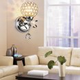 thumbnail image 1 of SPRING PARK Modern Crystal Shape Wall Light Sconce Bedroom Lampshade Lamp Mount Home Decor, 1 of 7