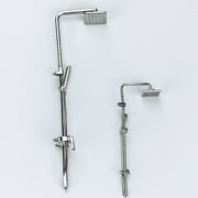 SPRING PARK Modern Style DIY Miniture Bathroom Accessory Doll House Alloy Shower Head Model