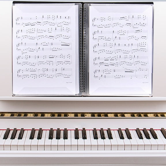 SPRING PARK Music Folder, Music Score Folder, Band Folder, Spiral Binding, Double-Sided File A4 Size 20 Pages. Also for Drawing, modifying Files and Storing Files