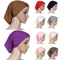 thumbnail image 1 of SPRING PARK Muslim Women's Hijab Underscarf Stretchable Soft Short Head Scarf Bonnet Cap Head Wear, 1 of 3