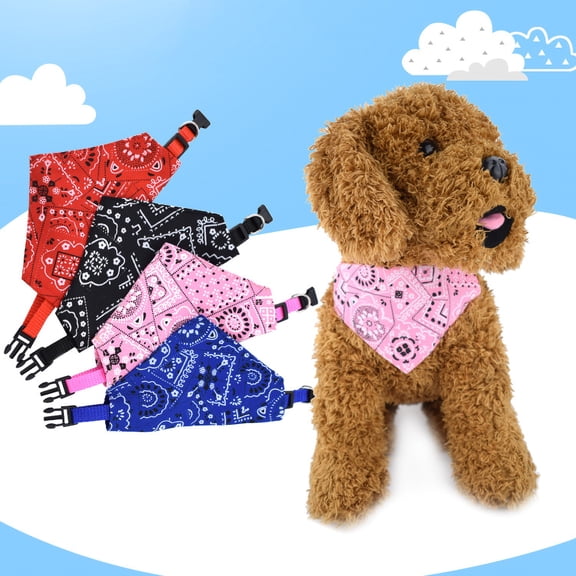 SPRING PARK Nado Care Dog Bandanas, Triangle Dog Scarf, Washable and Adjustable, Bibs Dog Kerchief Set
