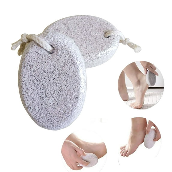 SPRING PARK Natural Pumice Stone for Feet Pedicure Tools Hard Skin Callus Remover for Feet and Hands Natural Foot File Exfoliation to Remove Dead Skin