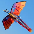 thumbnail image 1 of SPRING PARK Outdoor Colorful 3D Dragon Flying Kite with 100m Tail Line Children Kids Toys, 1 of 7