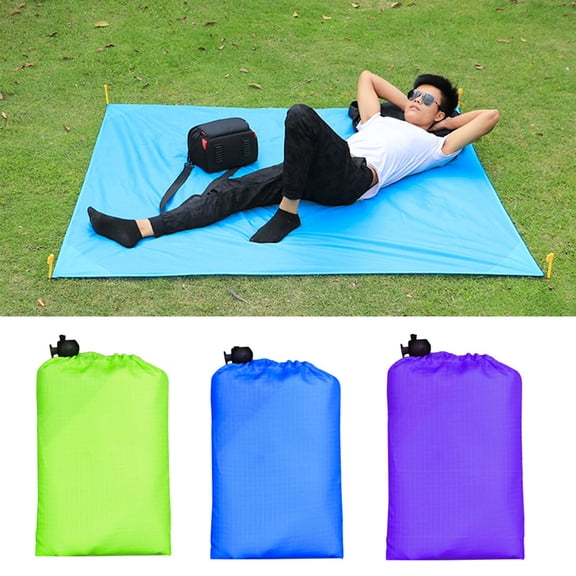 SPRING PARK Outdoor Pocket Blanket Picnic Mat, Outdoor Blanket Waterproof Park Blanket, Travel Blanket, Waterproof Picnic Blanket, Beach Blanket Waterproof Sandproof, Camp Blanket for Hiking, Festival