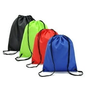 SPRING PARK Outdoor Travel Drawstring Backpack Bags Sport Gym Sack Bags Bulk for School Traveling and Storage