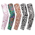 thumbnail image 1 of SPRING PARK Paisley Print Summer Outdoor Cooling Arm Sleeves Long Fingerless Gloves Anti-Slip Sun Protection Arm Sleeves, 1 of 7