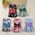 thumbnail image 1 of SPRING PARK Party Dog Clothes Pets Puppy Bowknot Design Attractive Soft Princess Skirt Dress Cat Summer Costume, 1 of 7