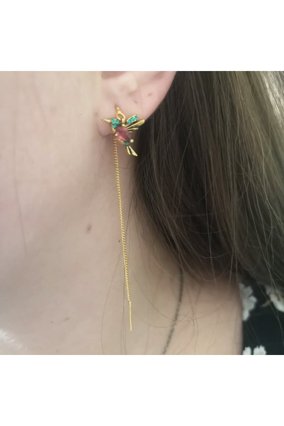 Party Jewelry Fashion Bird Design Drop Dangle Earrings Women Earrings Gift