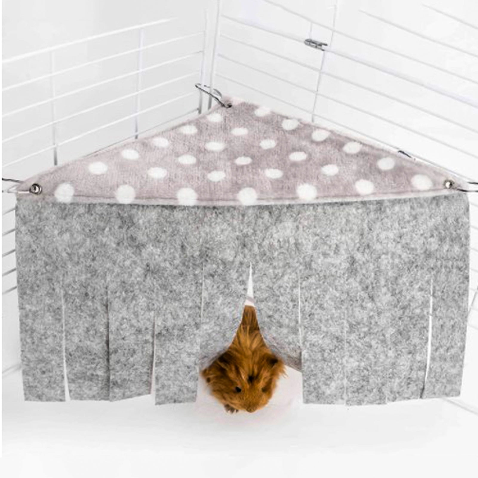 Curated visual reference: Tassel Decoration Hamster Cage Reference: Spring Park Pet Hammock Small Animals Hideout Tassel Tent Hammock