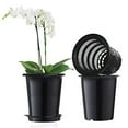thumbnail image 1 of SPRING PARK Plastic Orchid Pots with Holes,Decorative Planter Pots for Indoor Outdoor Flower Plants,Herbs,Snake Plants and Succulents, 1 of 7