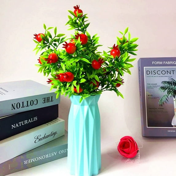 SPRING PARK Plastic Vase geometric Flower Pot Basket Arrangement Container Decor