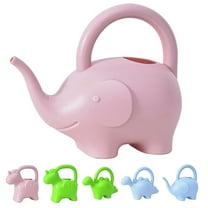 SPRING PARK Plastic Watering Can Small Lightweight Elephant Shape Cute Indoor Outdoor Garden Plants, Kids Toy Watering Can