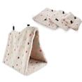thumbnail image 1 of SPRING PARK Plush Polka Dot Bird Hammock Hanging Snuggle Triangle Cave Happy Hut Bird Parrot Hideaway, 1 of 5