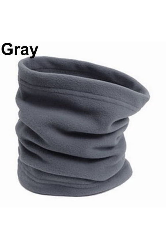 Polar Fleece Neck Warmer Gaiter - Windproof Face Cover Snood Hat Scarf for Ski Running Cycling