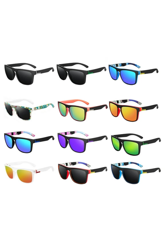 Polarized Unisex Sports Sunglasses, Black/Black