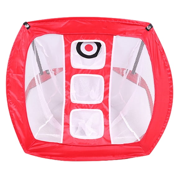 SPRING PARK Pop Up Golf Chipping Net, Indoor Outdoor Backyard Training Aids Collapsible Golfing Target Net for Accuracy and Swing Practice