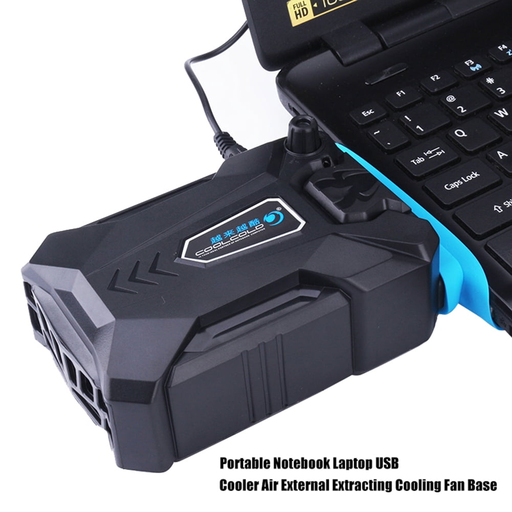 SPRING PARK Portable Notebook Laptop USB Cooler Air External Extracting ...