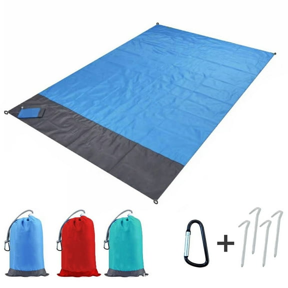 SPRING PARK Portable Outdoor Anti Sand Beach Nylon Mat Rug Picnic Blanket Waterproof for Camping Travel Garden