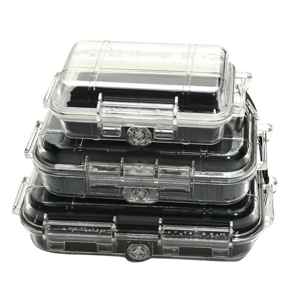 SPRING PARK Portable Tool Box Anti-impact Waterproof Rugged Storage with A Ring Outdoor Camp Survival Tools Case