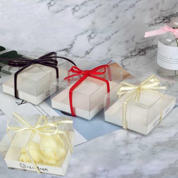 SPRING PARK Portable transparent cake pudding mousse box packaging dessert container