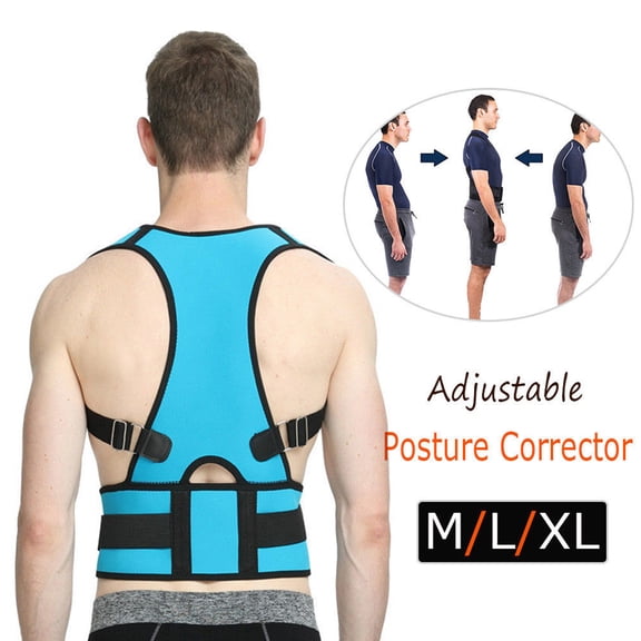 SPRING PARK Posture Corrector Back Support Waist Belt Vest Brace,Flexible
