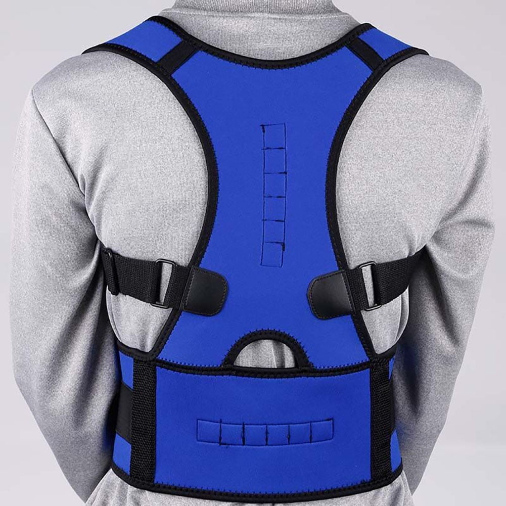 SPRING PARK Posture Corrector for Adult and Kids,Adjustable Back Brace Support Providing Pain Relief Magnetic Shoulder Corrector Support Brace Belt