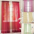 thumbnail image 1 of SPRING PARK Pure Sheer Curtain Voile Net Window Screening Curtains Drape Panel Tulle, 1 of 4