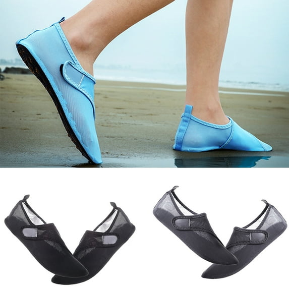 SPRING PARK Quick Drying Transparent Swimming Mesh Shoes Water Sneakers Diving Fishing Wading Beach Aqua Shoes Unisex for Spring/Summer