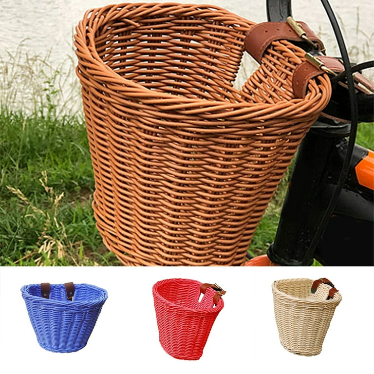 Wicker bicycle discount basket for dogs