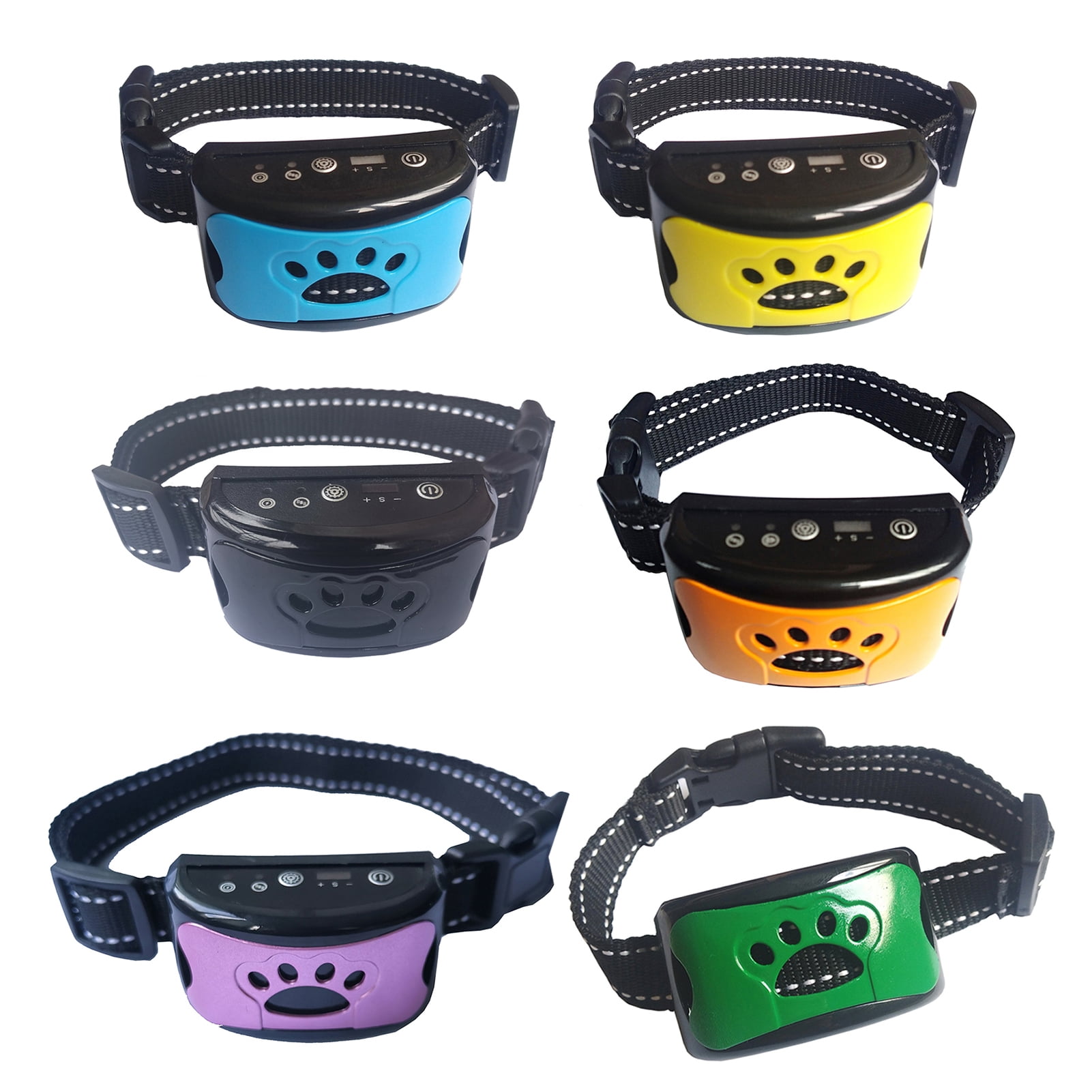 SPRING PARK Rechargeable Dog Bark Collar Humane, No Shock Barking